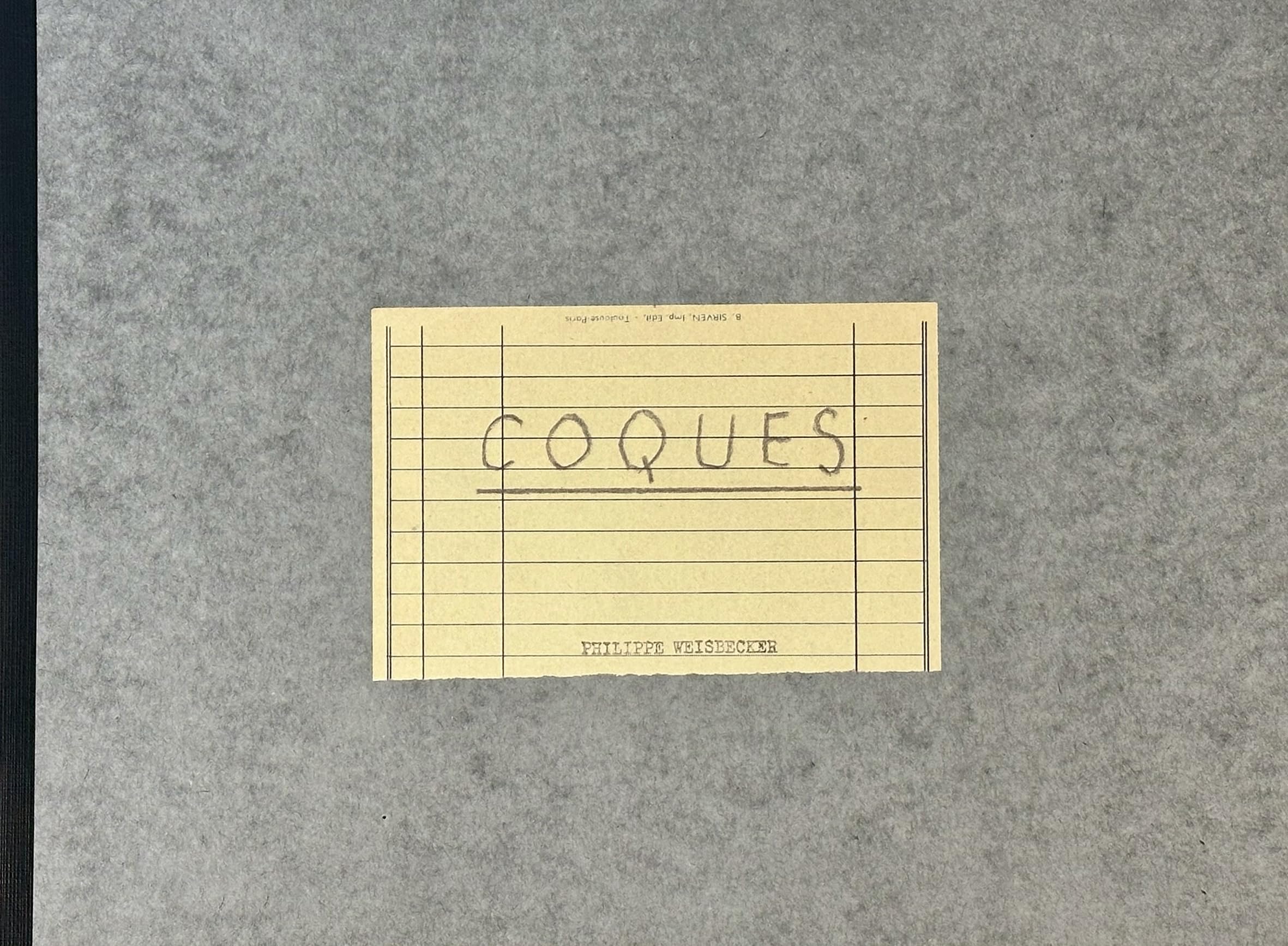 Amazon.co.jp: COQUES : フィリップ・ワイズベッカー, フィリップ